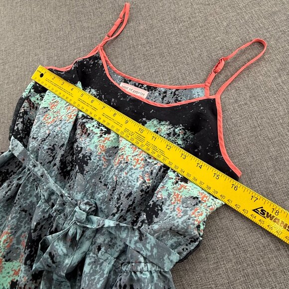 Band of Gypsies High & low‎ Dress Abstract Print Sleeveless Boho-Chic Medium Tie - Picture 7 of 10